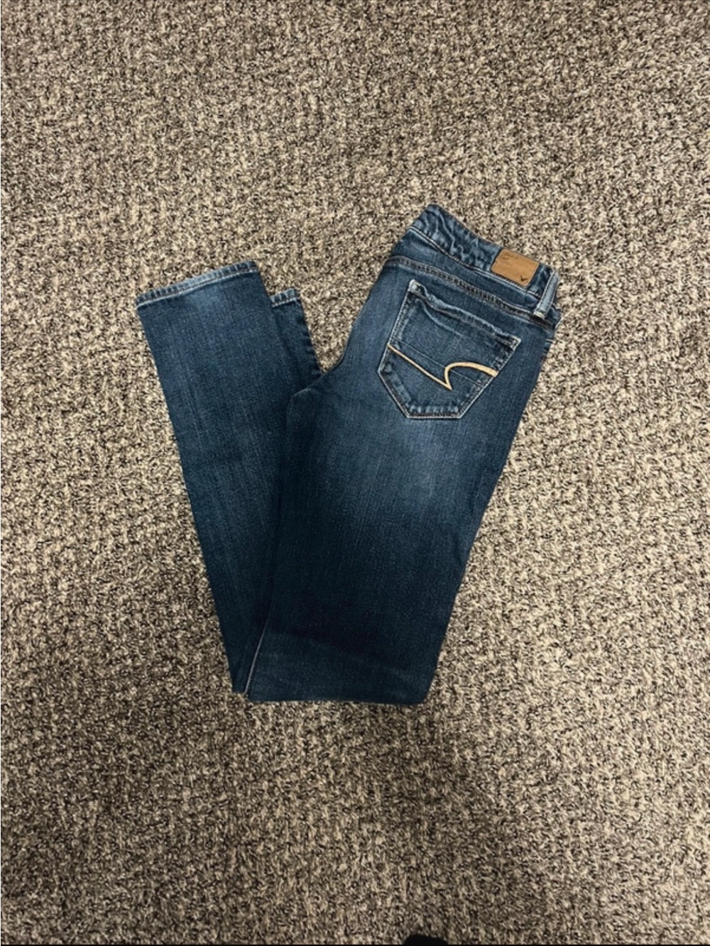 American Eagle Outfitters Dark Blue Skinny Jeans